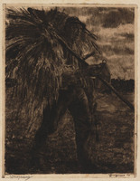 KG 20014
<br/>
Man met grasbundel
<br/>
<em>Dingemans, Waalko Jans (1873-1925)</em>